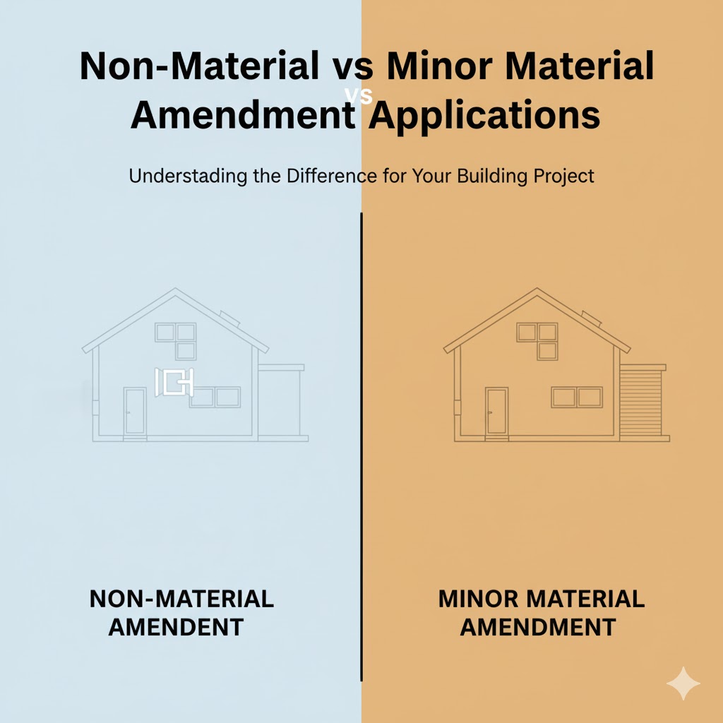 Non-Material VS Minor Material Amendment Applications